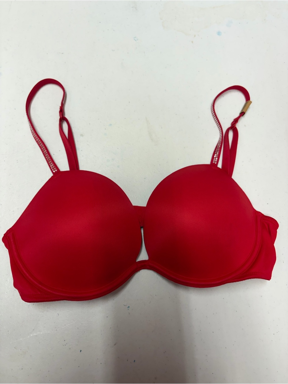 Victoria's Secret Red Molded Push-Up Bra